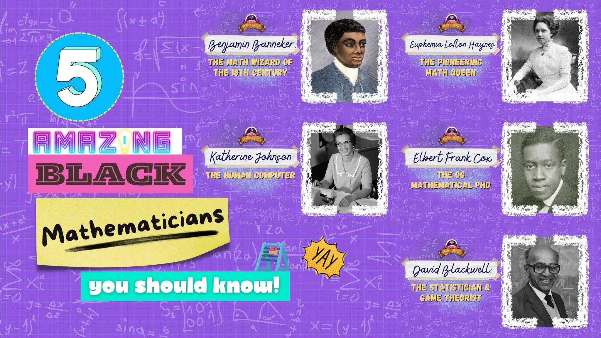 Mathematicabs List Of Famous Black Mathematicians
